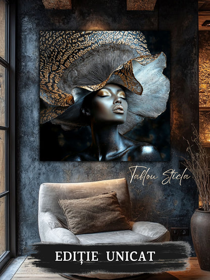 Tablou living Hidden Crown într-o sufragerie modernă