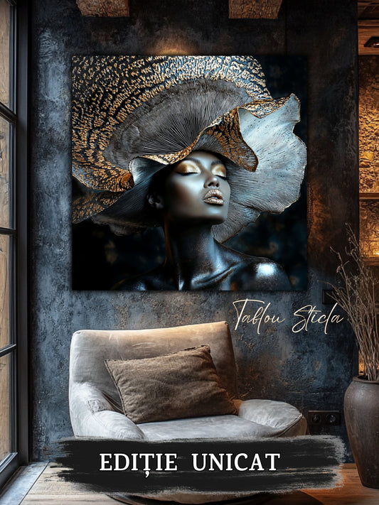 Tablou living Hidden Crown într-o sufragerie modernă