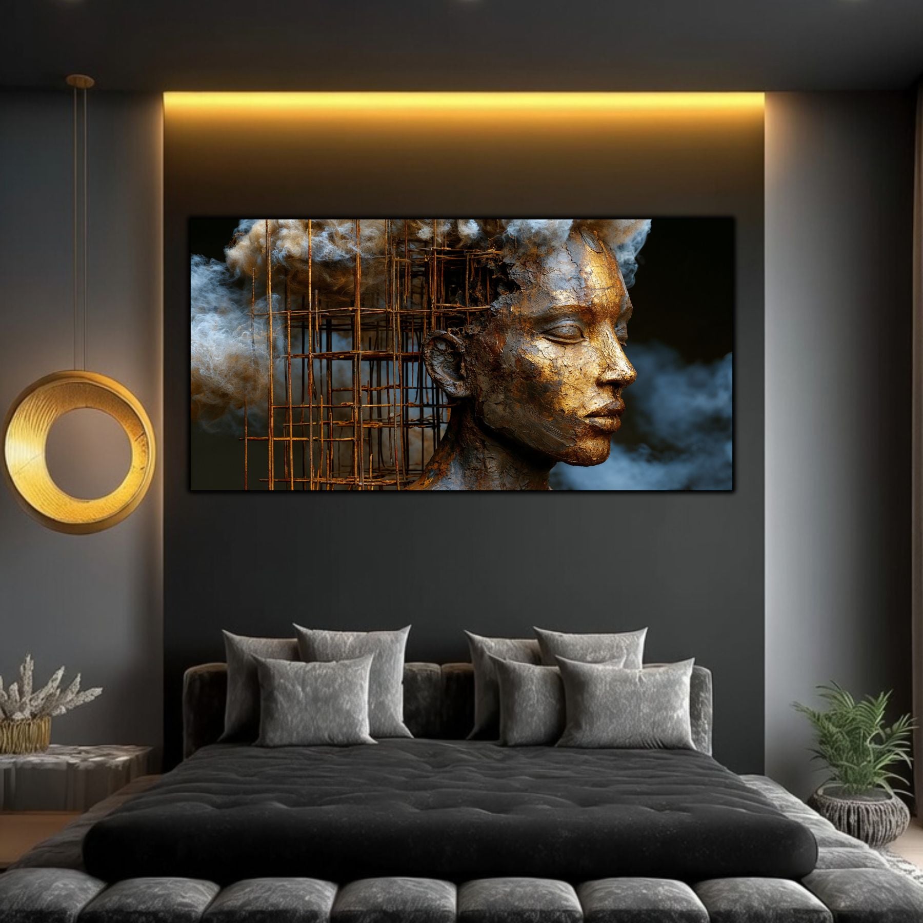 Tablou living Întrezărire – colecția Still Becoming – sticlă ultra-clară 4mm