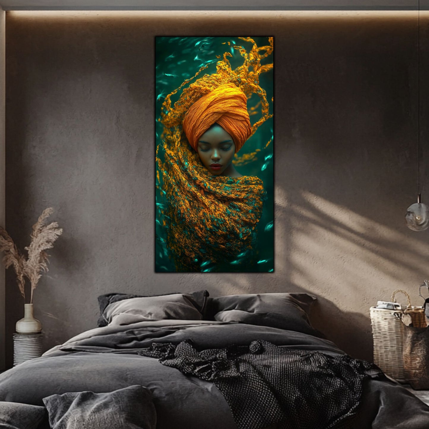 Tablou pe Sticlă Securizată "Reverie Submarină