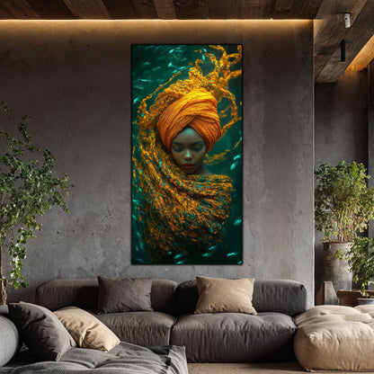 Tablou pe Sticlă Securizată "Reverie Submarină