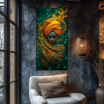 Tablou pe Sticlă Securizată "Reverie Submarină