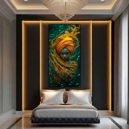 Tablou pe Sticlă Securizată "Reverie Submarină