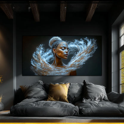 Tablou Decorativ Modern „Vis Celestial" – Sticlă Securizată