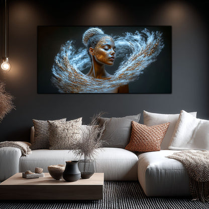 Tablou Decorativ Modern „Vis Celestial" – Sticlă Securizată