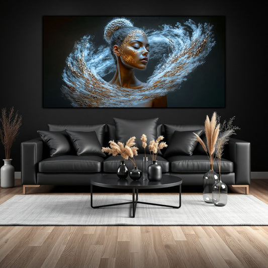 Tablou Decorativ Modern „Vis Celestial" – Sticlă Securizată