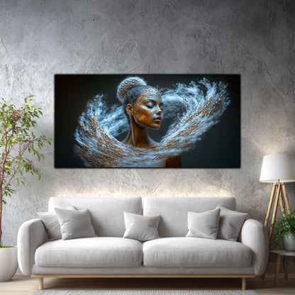 Tablou Decorativ Modern „Vis Celestial" – Sticlă Securizată