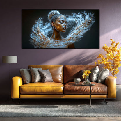 Tablou Decorativ Modern „Vis Celestial" – Sticlă Securizată