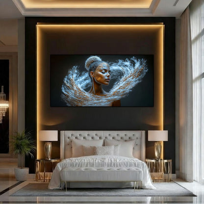 Tablou Decorativ Modern „Vis Celestial" – Sticlă Securizată