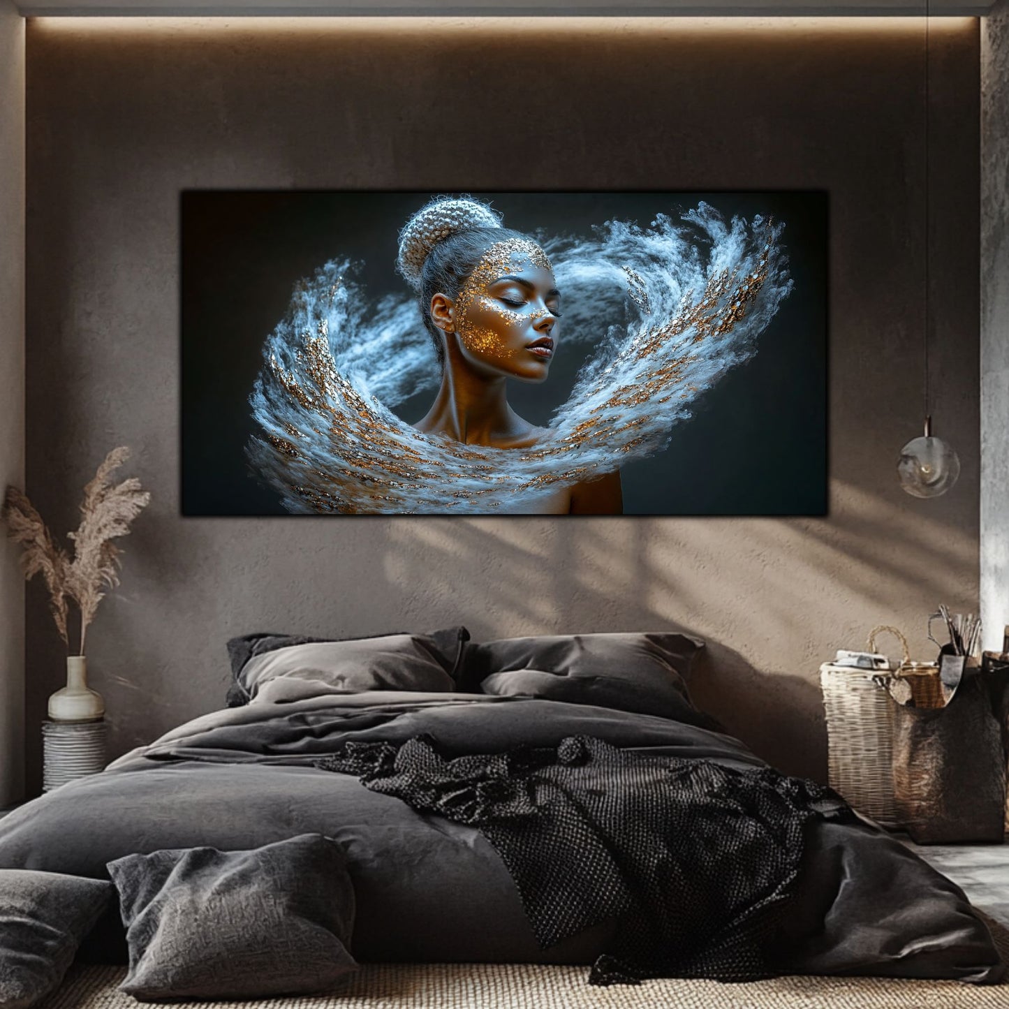 Tablou Decorativ Modern „Vis Celestial" – Sticlă Securizată