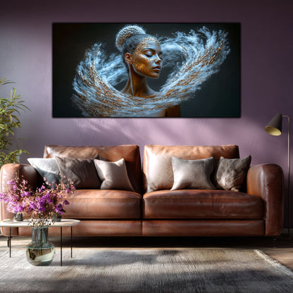 Tablou Decorativ Modern „Vis Celestial" – Sticlă Securizată