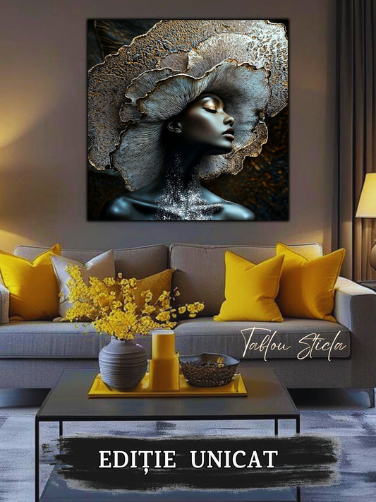 Tablou living Stone Dream într-o sufragerie modernă