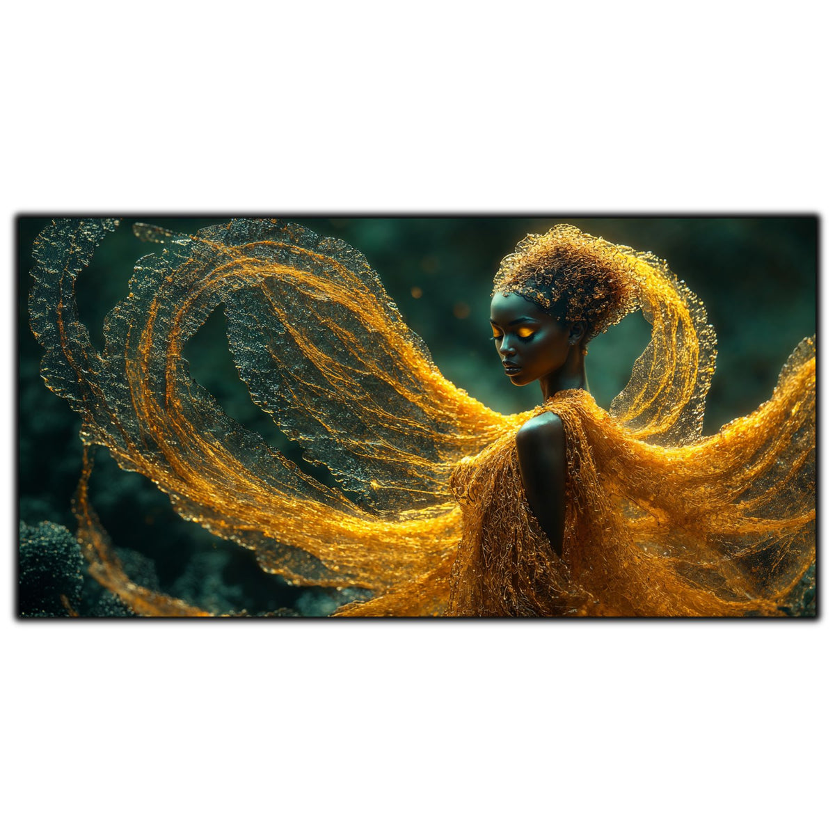 Tablou Modern Living - Dansul Firelor de Aur