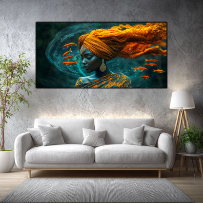 Tablou pe Sticlă Securizată "Eteric: Dizolvarea în Infinit"