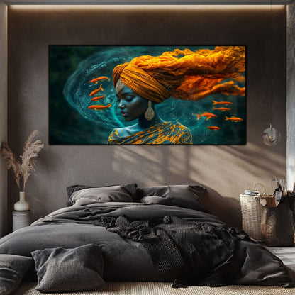 Tablou pe Sticlă Securizată "Eteric: Dizolvarea în Infinit"