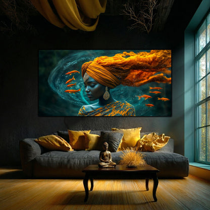 Tablou pe Sticlă Securizată "Eteric: Dizolvarea în Infinit"