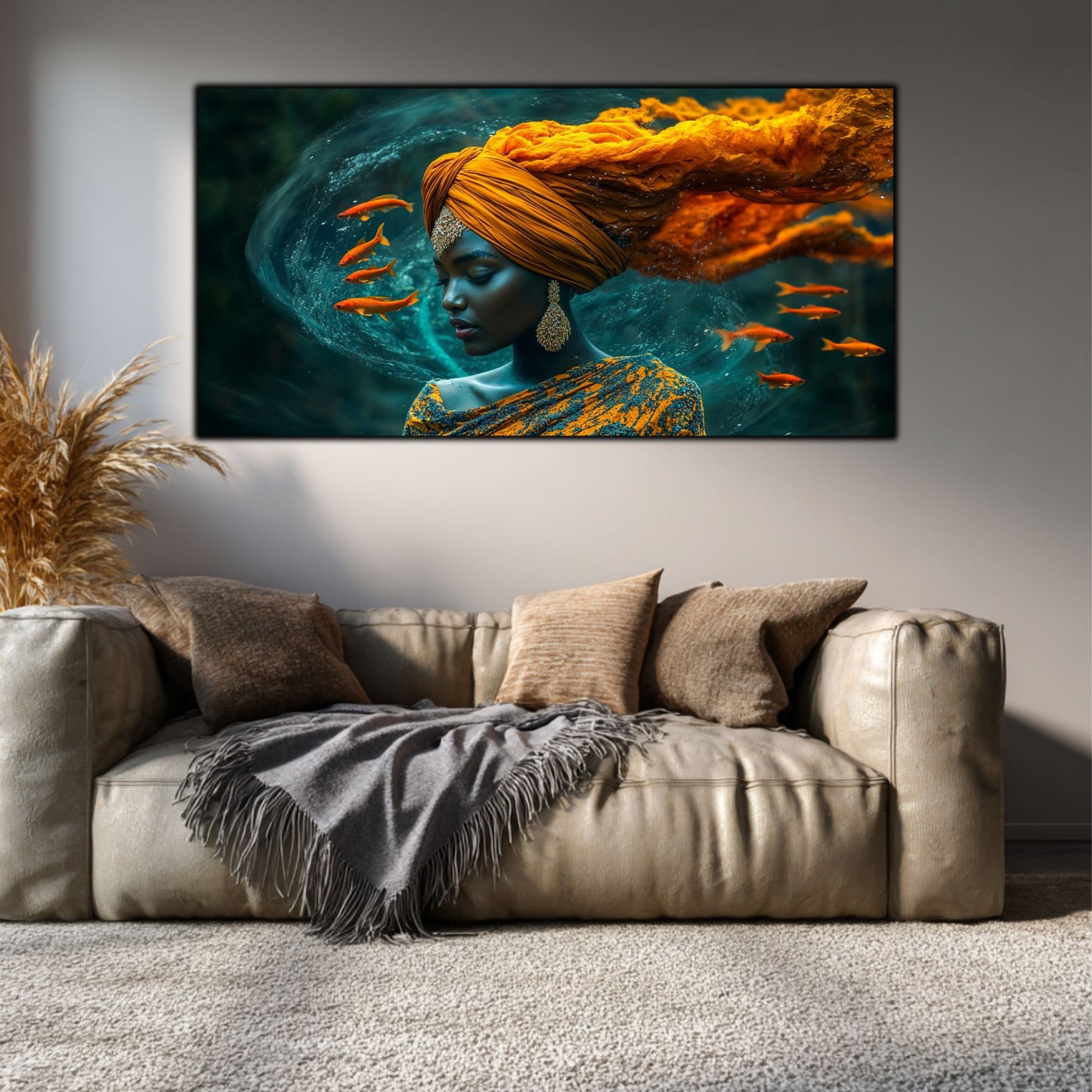 Tablou pe Sticlă Securizată "Eteric: Dizolvarea în Infinit"