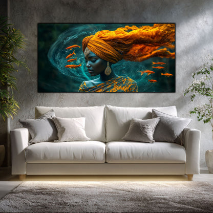 Tablou pe Sticlă Securizată "Eteric: Dizolvarea în Infinit"