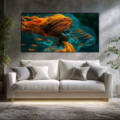 Tablou pe Sticlă Securizată "Geneza Abisului"