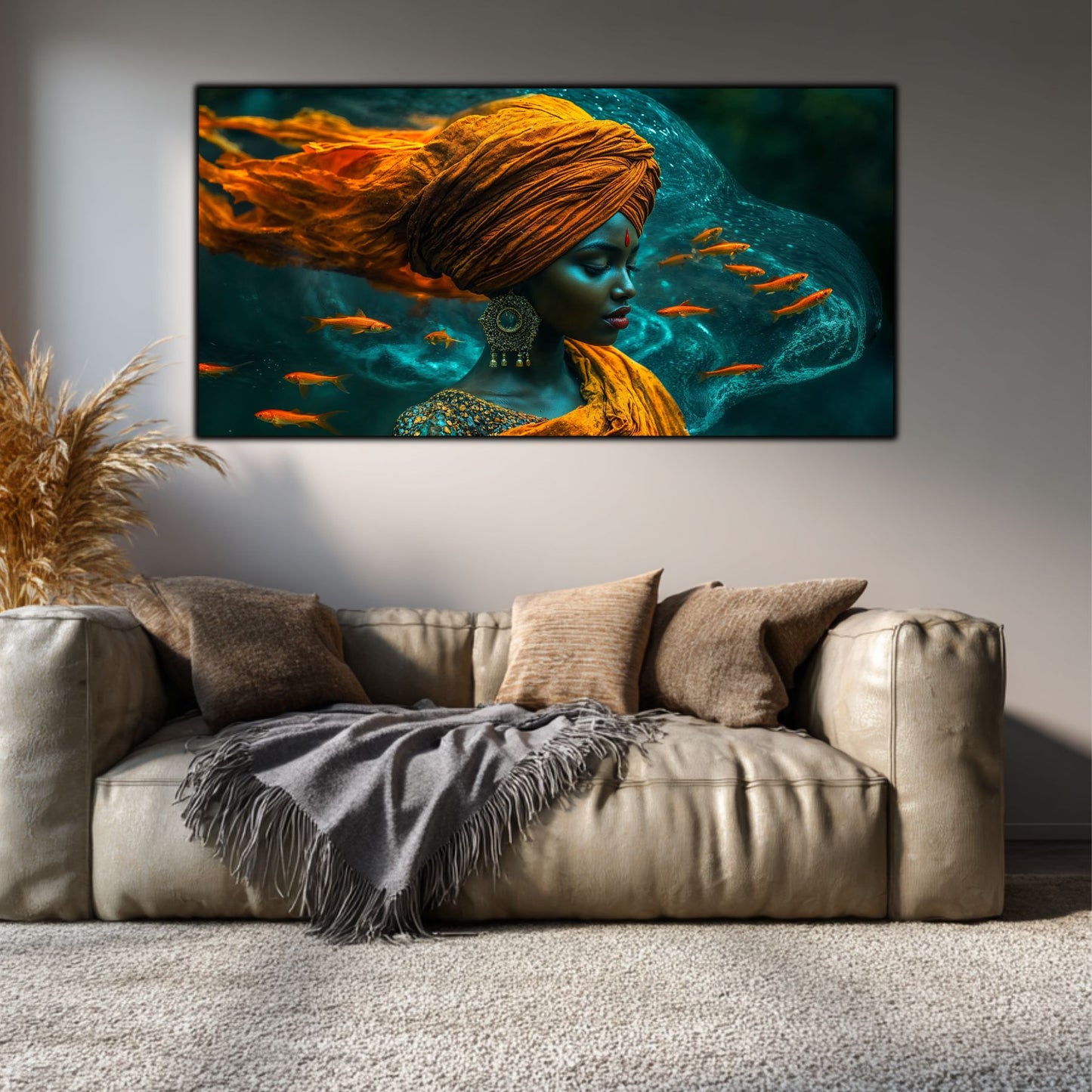 Tablou pe Sticlă Securizată "Geneza Abisului"