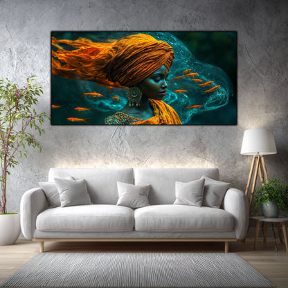 Tablou pe Sticlă Securizată "Geneza Abisului"