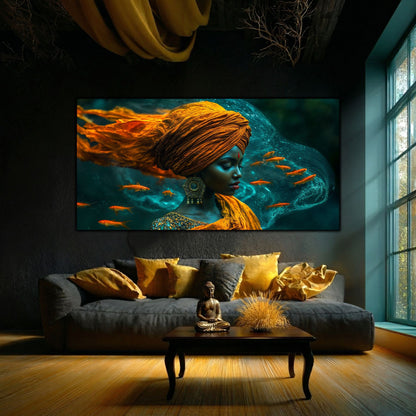 Tablou pe Sticlă Securizată "Geneza Abisului"