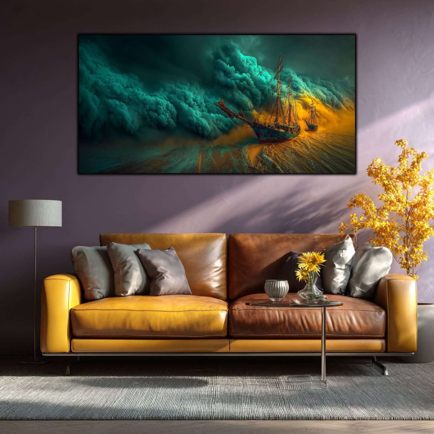 Tablou pe Sticlă Securizată "Malul Eternității"