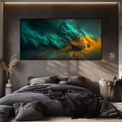 Tablou pe Sticlă Securizată "Malul Eternității"