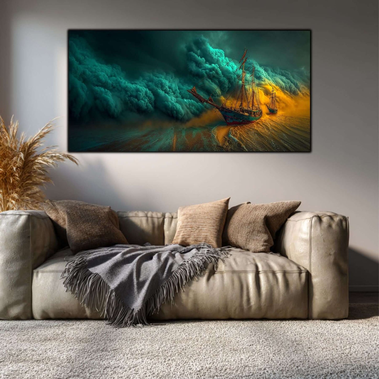 Tablou pe Sticlă Securizată "Malul Eternității"