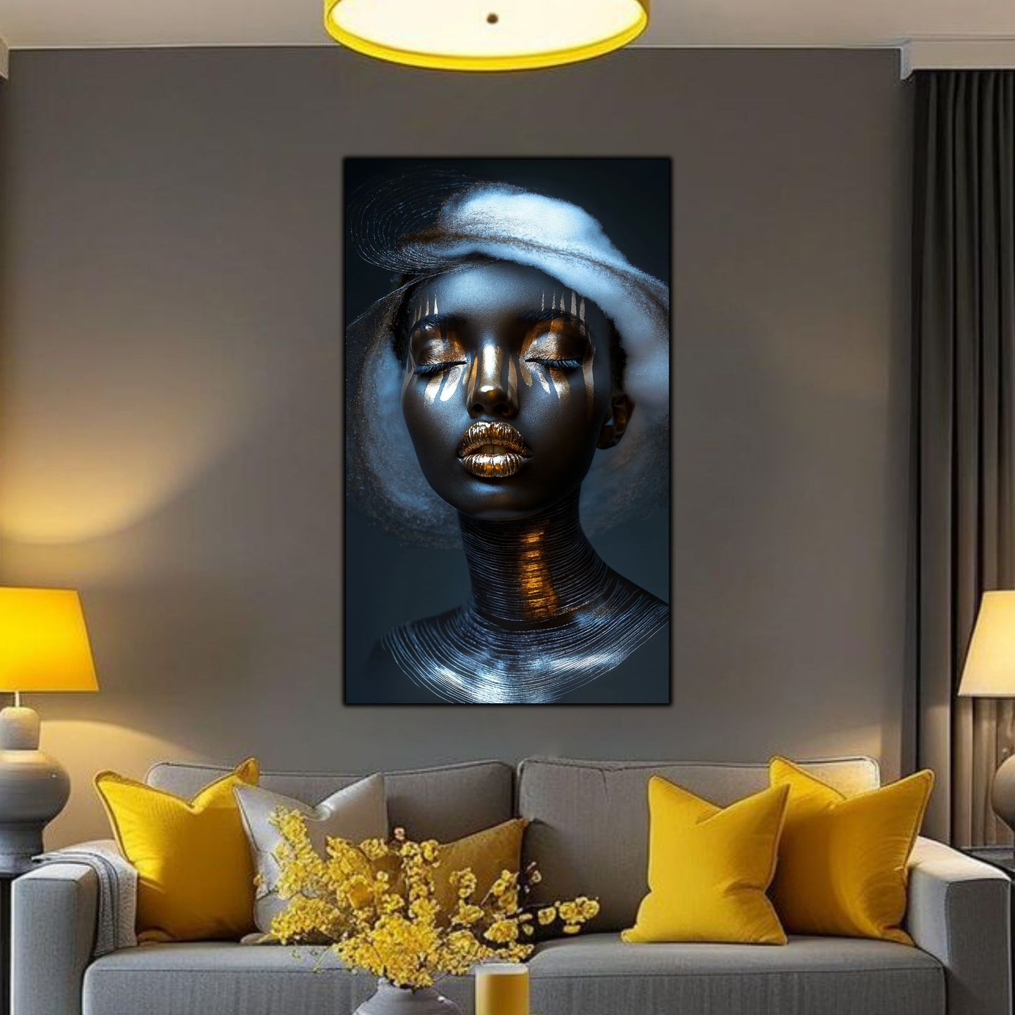 Tablou pe Sticlă Orizontul Interior: Arhitectura Grației Supreme | Ediție Unicat | Art-Zen Premium
