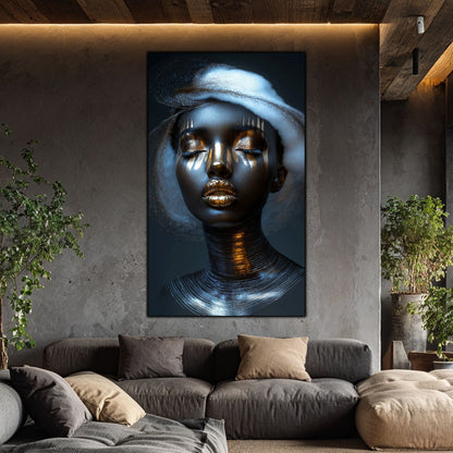 Tablou pe Sticlă Orizontul Interior: Arhitectura Grației Supreme | Ediție Unicat | Art-Zen Premium