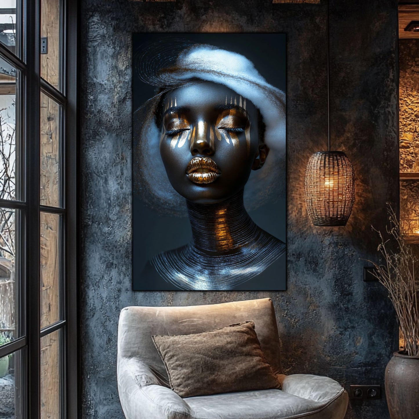 Tablou pe Sticlă Orizontul Interior: Arhitectura Grației Supreme | Ediție Unicat | Art-Zen Premium