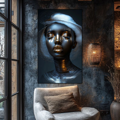 Tablou pe Sticlă Orizontul Interior: Arhitectura Grației Supreme | Ediție Unicat | Art-Zen Premium