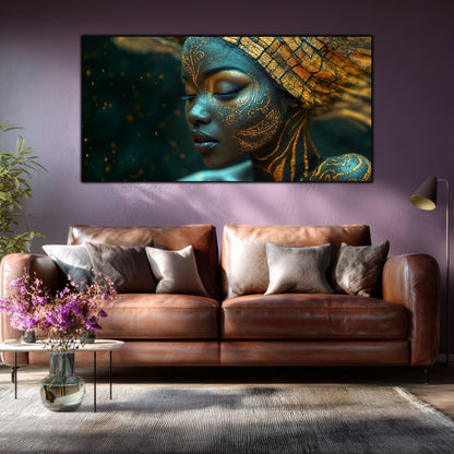 Tablou Abstract Modern „Pace Interioară” – Decor Zen pe Sticlă