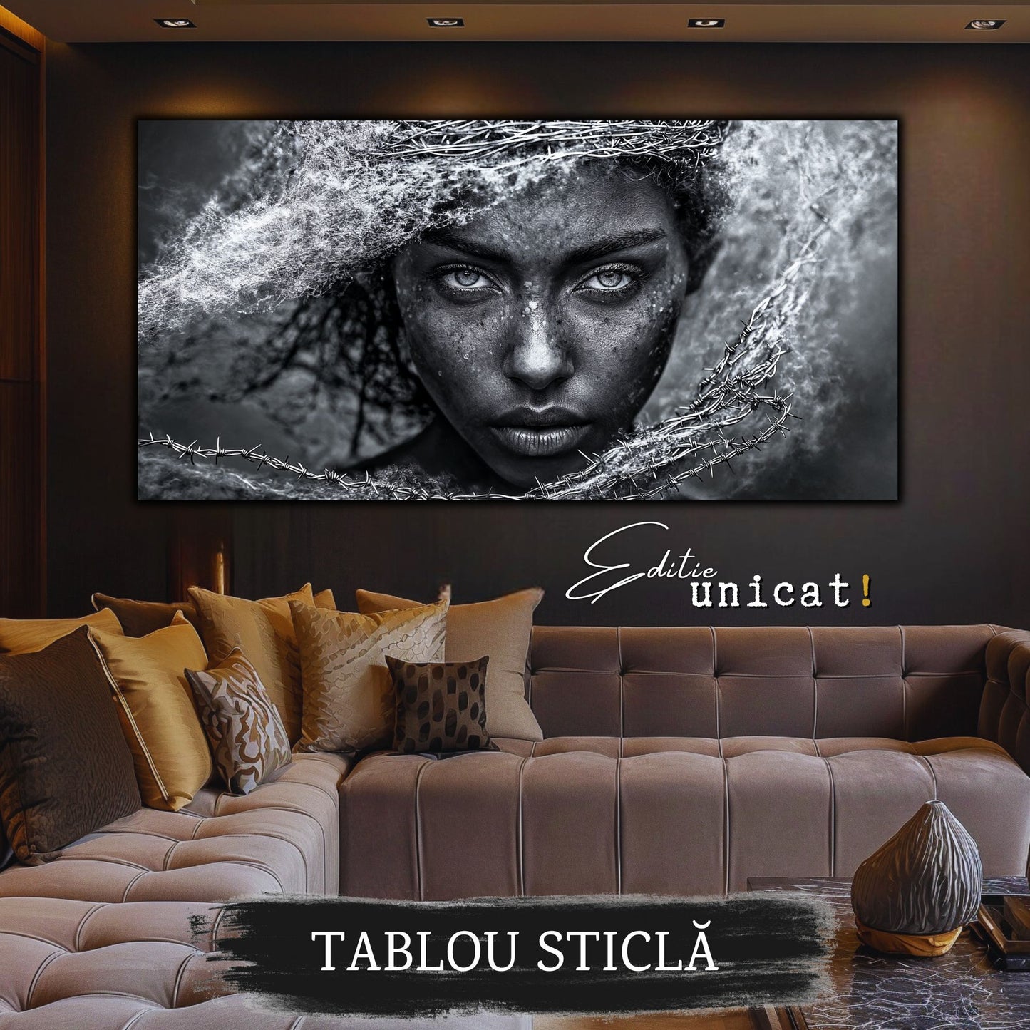 Frosted Soul - Tablou Sticla Securizata - 13