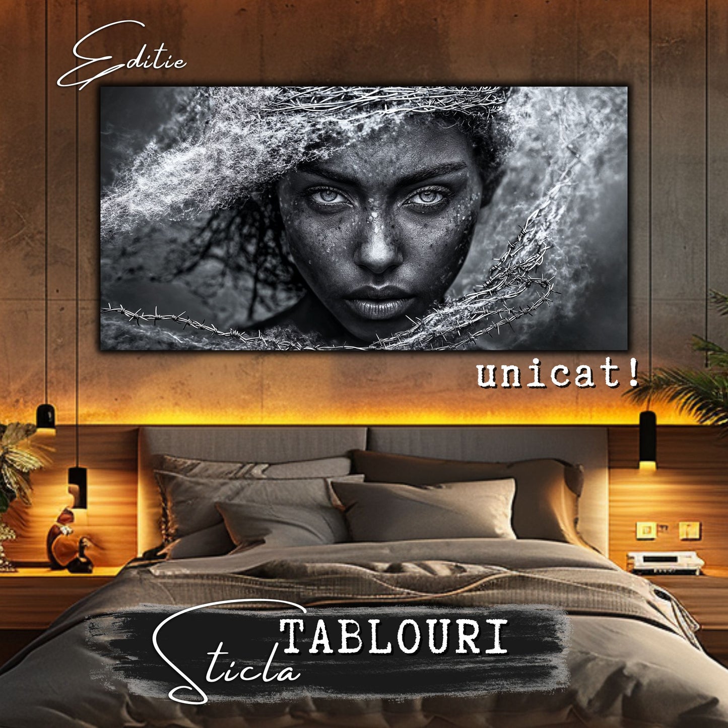 Frosted Soul - Tablou Sticla Securizata - 13