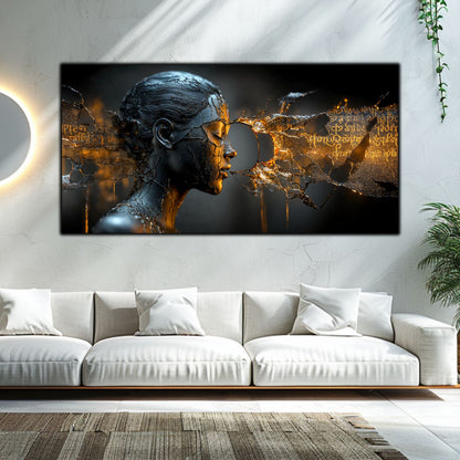 Tablou Sticla Securizata - Broken Mind 10