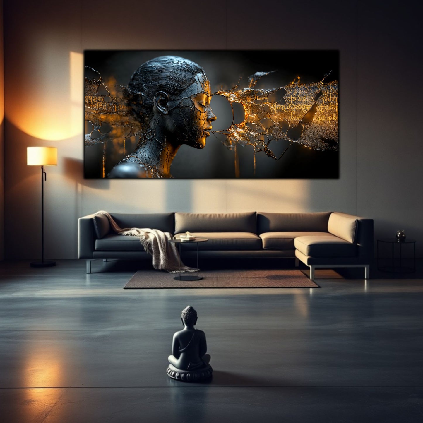 Tablou Sticla Securizata - Broken Mind 10