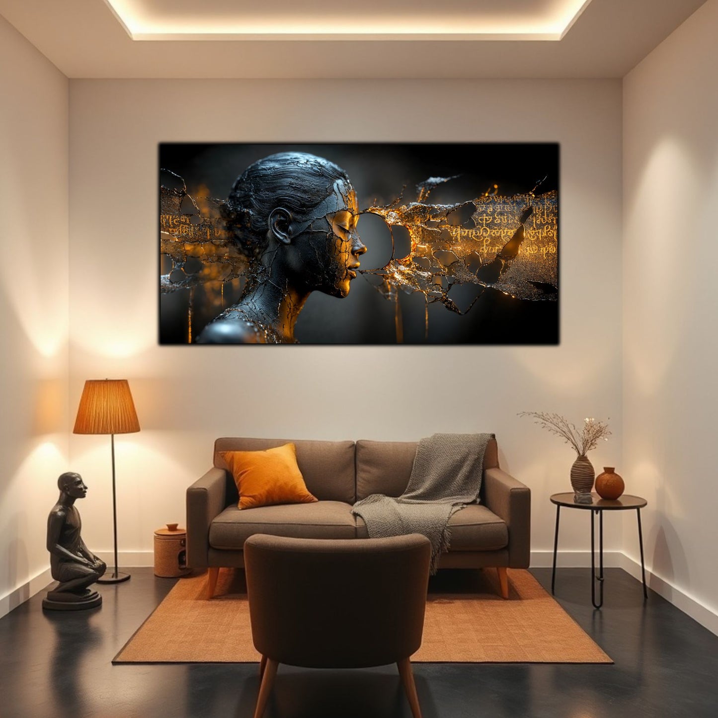 Tablou Sticla Securizata - Broken Mind 10