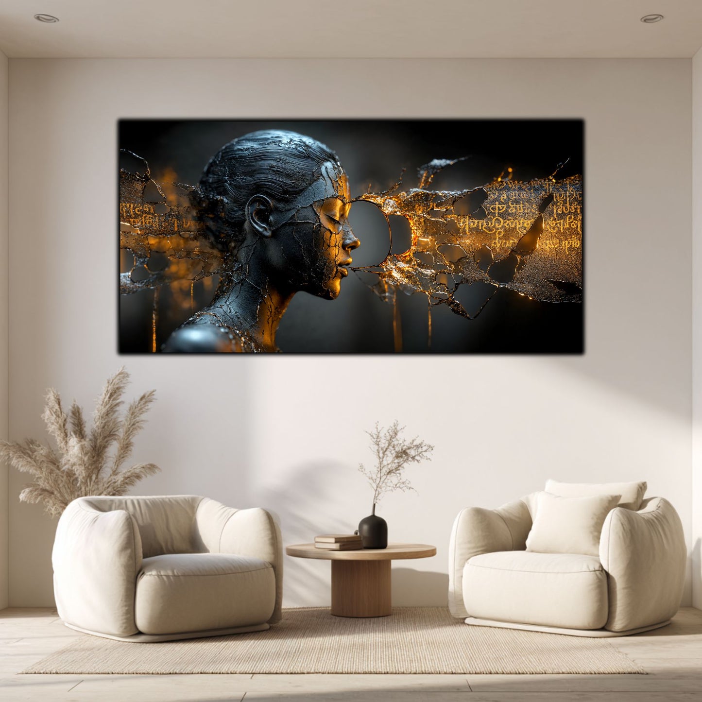 Tablou Sticla Securizata - Broken Mind 10