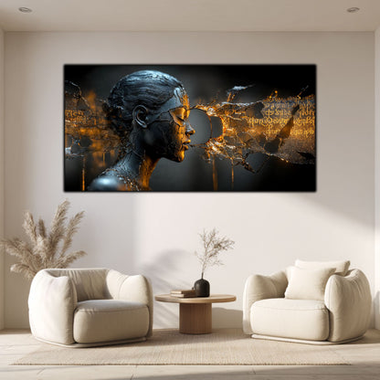 Tablou Sticla Securizata - Broken Mind 10