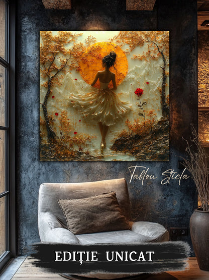 Tablou Sticla Securizata - Fragment of The Soul - 24