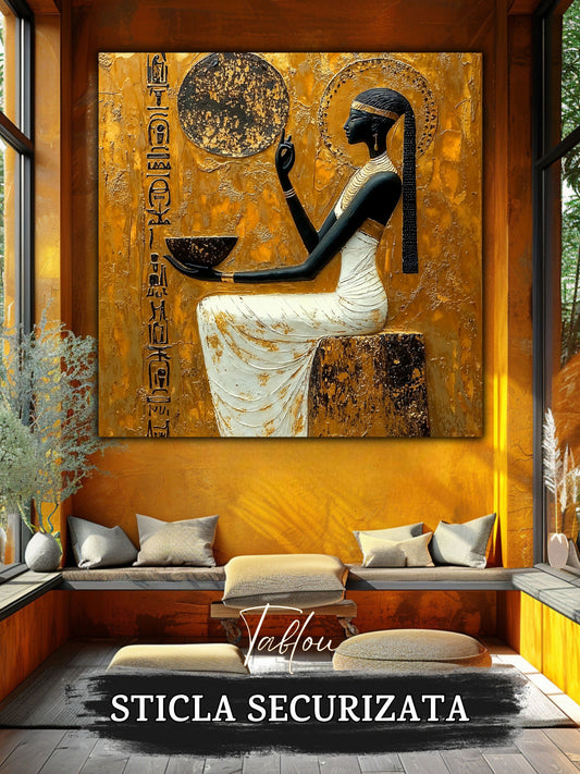 Whispers of the Nile - Tablou Sticla - 28