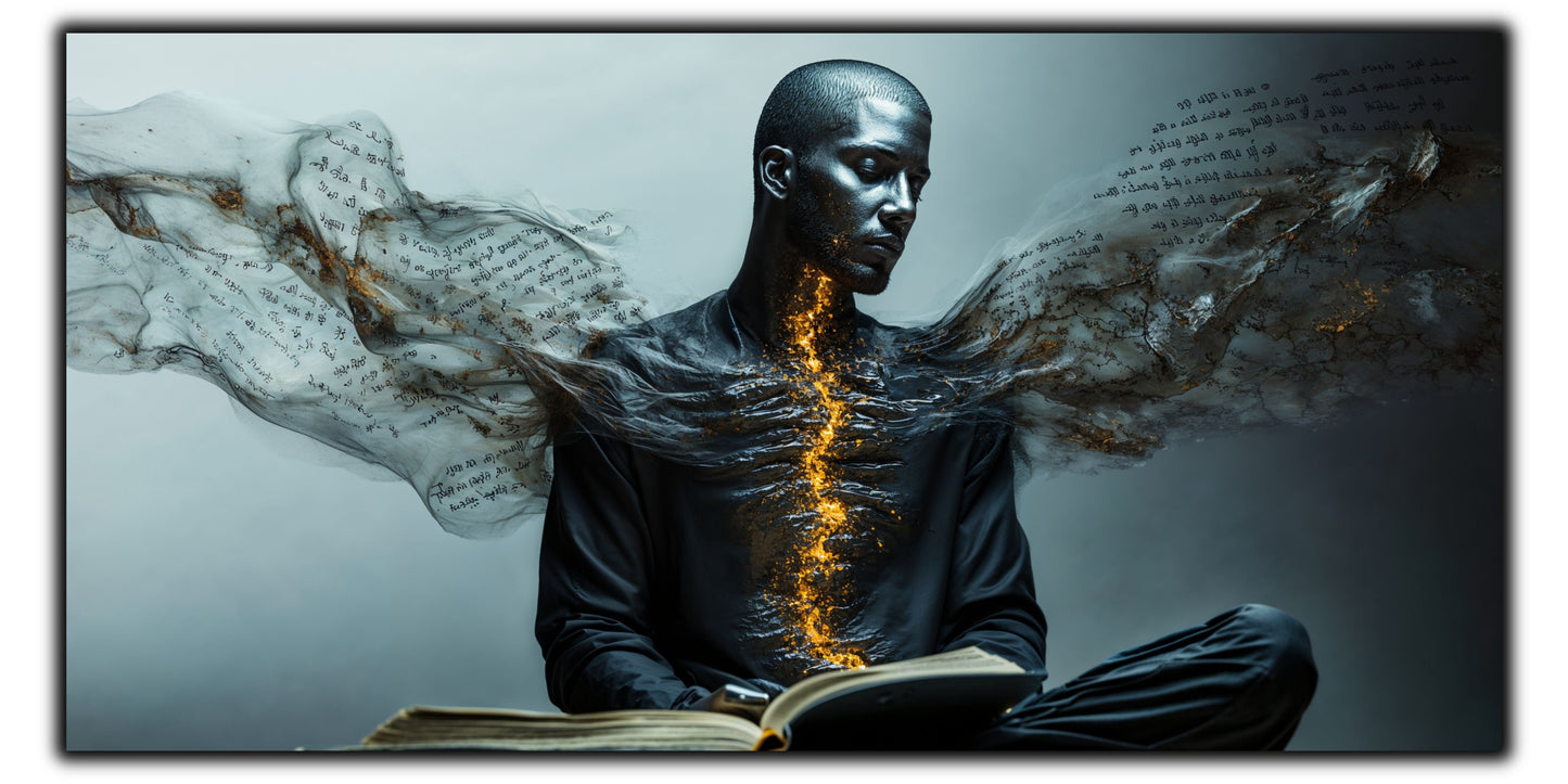 Beyond Meditation - Tablouri moderne pe sticla securizata pentru living contemporan NO23