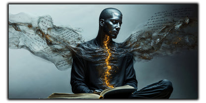 Beyond Meditation - Tablouri moderne pe sticla securizata pentru living contemporan NO23