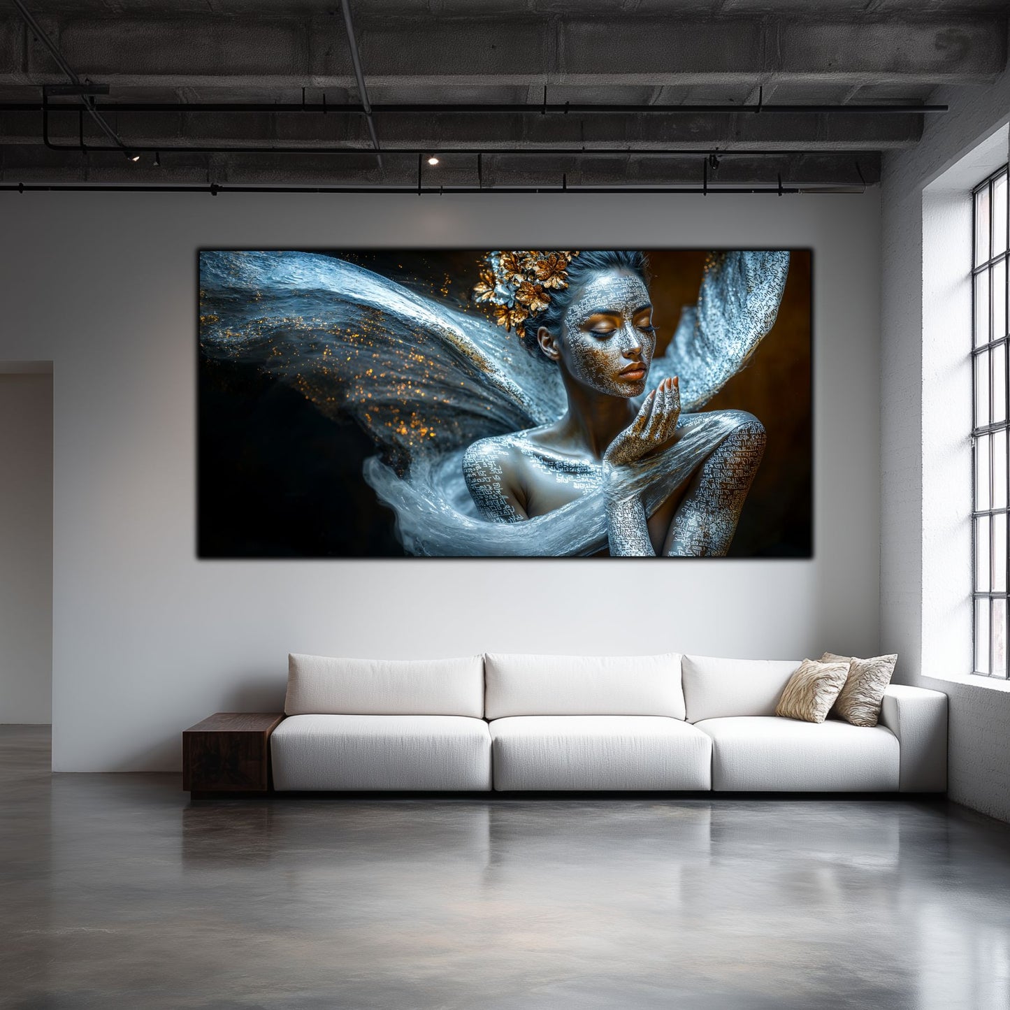 Beyond Meditation - Tablouri moderne pe sticla securizata pentru living contemporan NO07