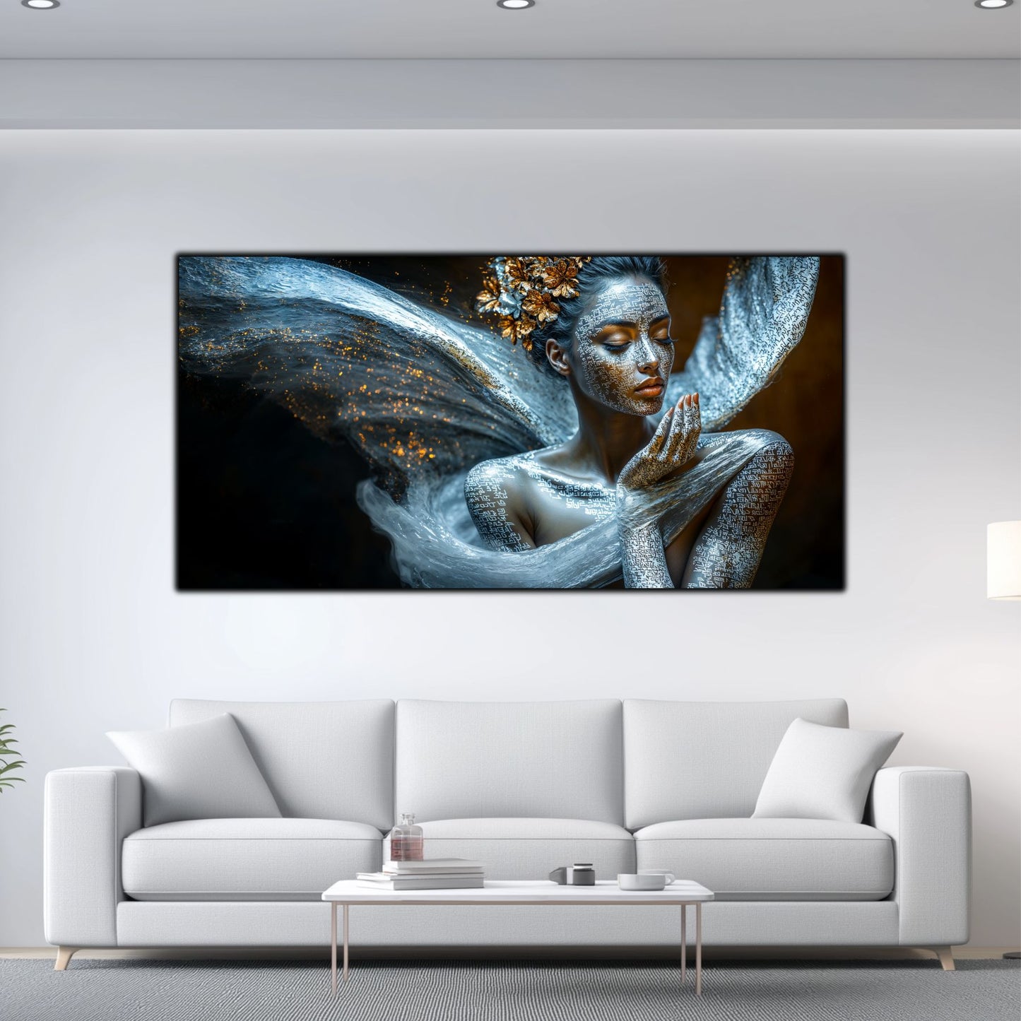 Beyond Meditation - Tablouri moderne pe sticla securizata pentru living contemporan NO07