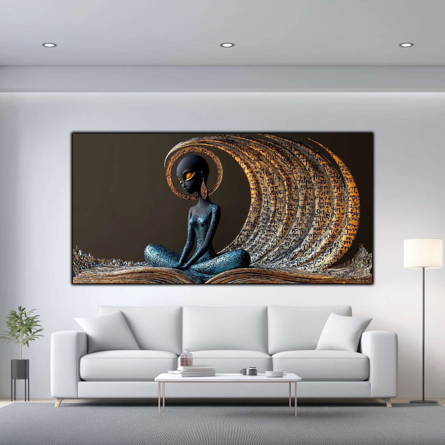 Neo-Icon, Tablou Decorativ din Sticla – Ideal pentru Dormitor si Living NO 09