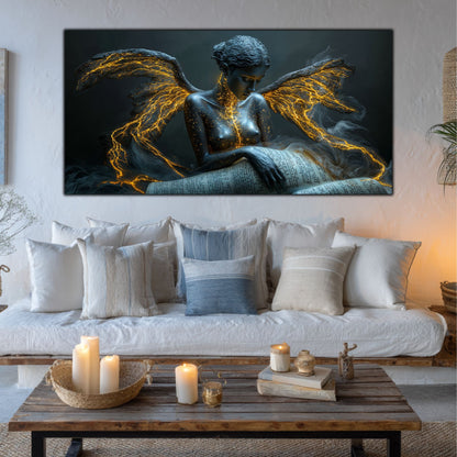 Beyond Meditation - Tablouri moderne pe sticla securizata pentru living contemporan NO49