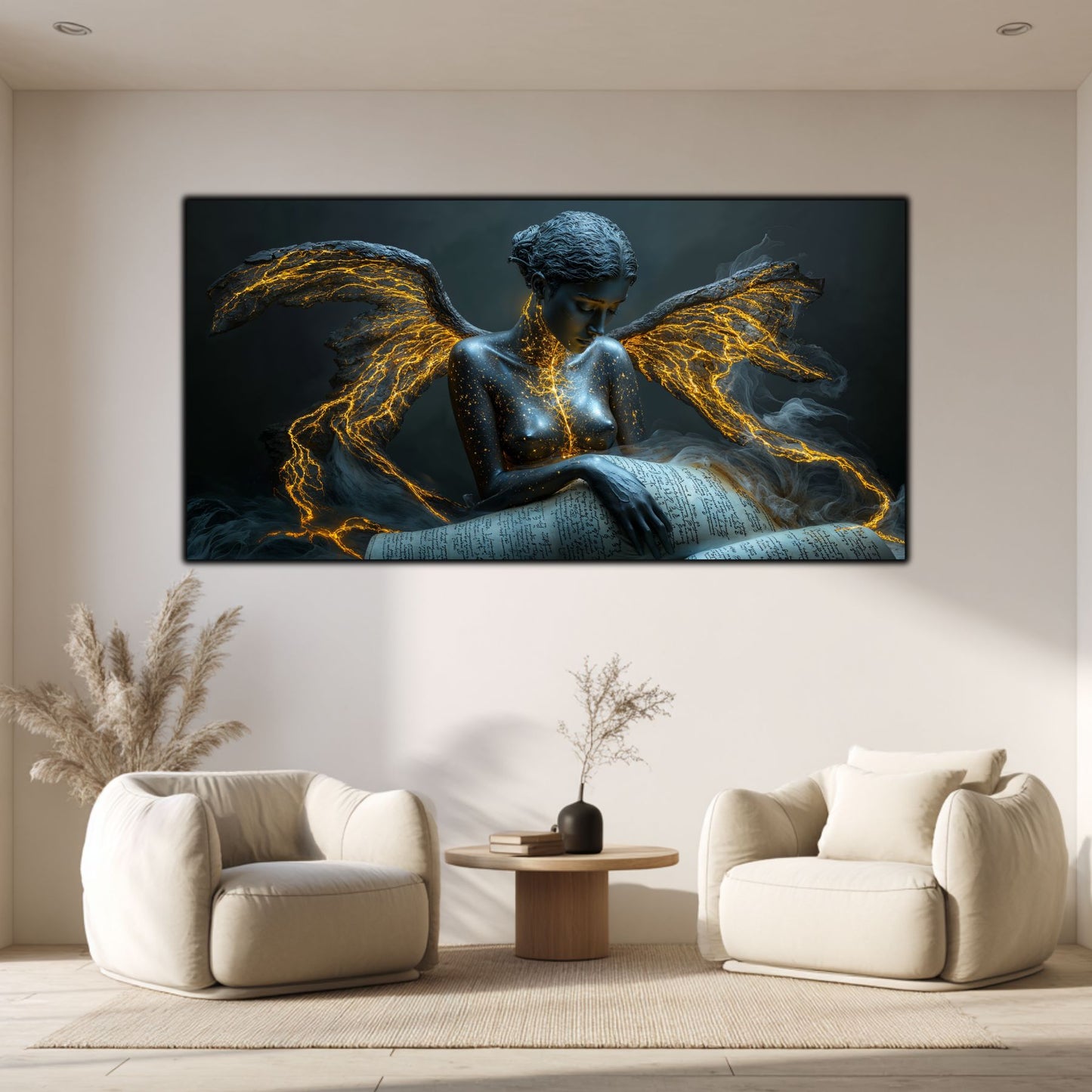 Beyond Meditation - Tablouri moderne pe sticla securizata pentru living contemporan NO49